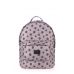 Рюкзак стьобаний POOLPARTY backpack-snowflakes-grey сірий