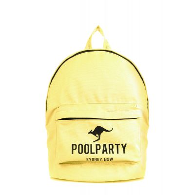 Рюкзак молодіжний POOLPARTY backpack-kangaroo-yellow жовтий