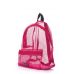 Рюкзак молодіжний POOLPARTY backpack-mesh-pink малиновий
