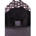 Рюкзак стьобаний POOLPARTY backpack-theone-black-dots чорний