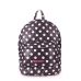 Рюкзак стьобаний POOLPARTY backpack-theone-black-dots чорний