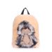 Дитячий рюкзак POOLPARTY з їжачком kiddy-backpack-hedge-grey бежевий