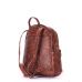 Рюкзак жіночий шкіряний POOLPARTY Mini mini-bckpck-leather-croco-коричневий brown