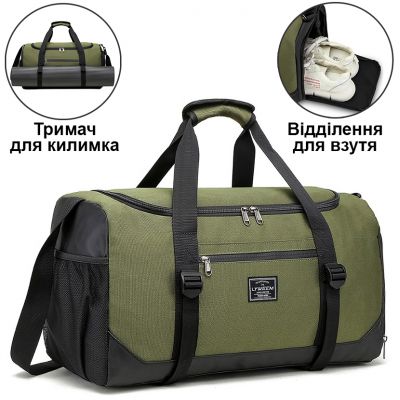 Спортивна дорожня сумка Tuguan CF-2903 зелена