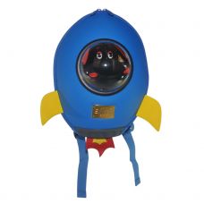 Дитячий рюкзак SUPERCUTE у вигляді ракети блакитний