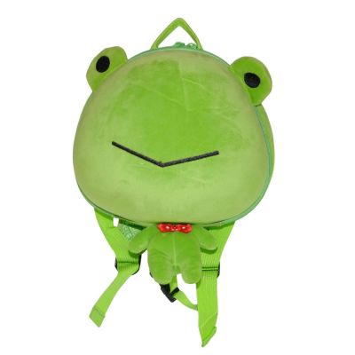 Дитячий рюкзак SUPERCUTE у вигляді жаби салатовий