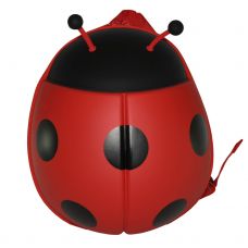 Дитячий рюкзак SUPERCUTE у вигляді божої корівки червоний