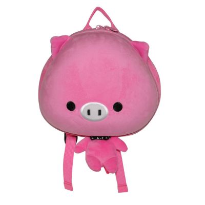 Дитячий рюкзак SUPERCUTE у вигляді свинки рожевий