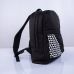 Чорний рюкзак з трикутниками mini TWINSSTORE Р4