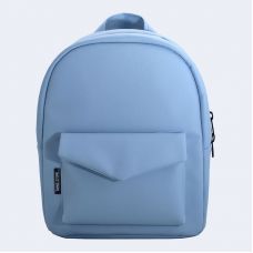 Блакитний шкіряний рюкзак TWINSSTORE Р44