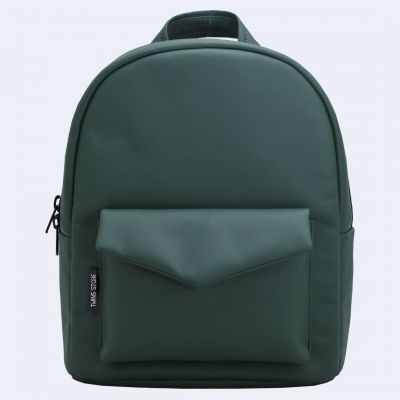 Зелений шкіряний рюкзак TWINSSTORE Р33