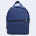 Синій шкіряний рюкзак small TWINSSTORE Р59