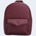 Бордовий шкіряний рюкзак TWINSSTORE Р31