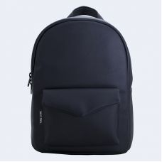 Чорний шкіряний рюкзак TWINSSTORE Р32