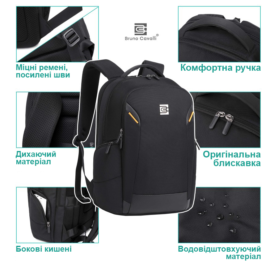 Особливості рюкзака Bruno Cavalli BC-17104