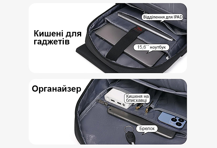Відділення для ноутбука в рюкзаку Bruno Cavalli BC-18320