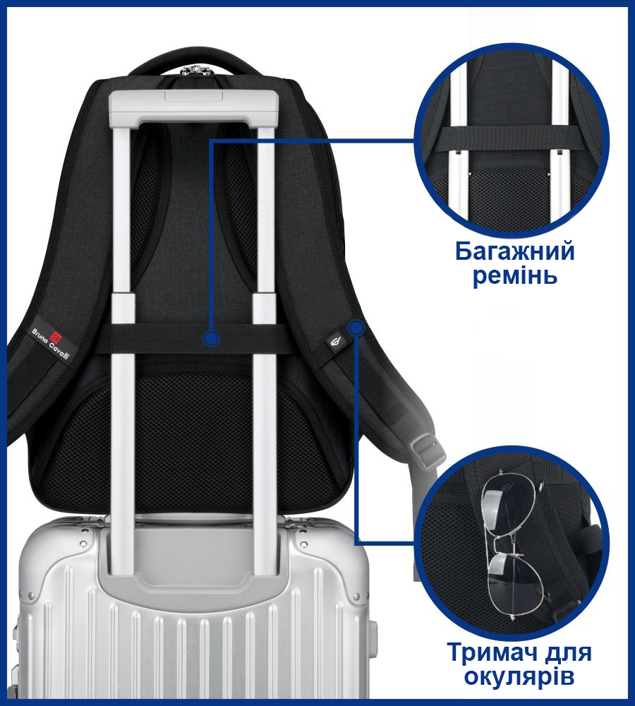 Рюкзак Bruno Cavalli BC-18504 для різних цілей