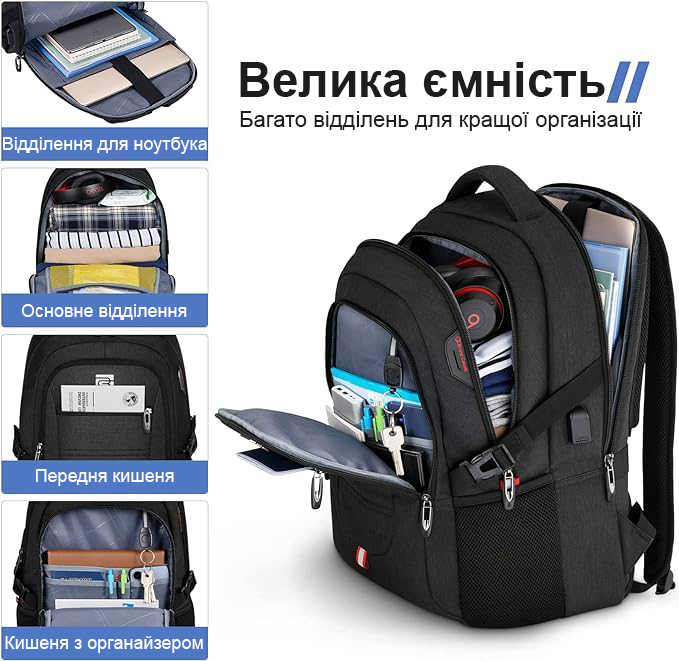 Відділення рюкзака Bruno Cavalli BC8381