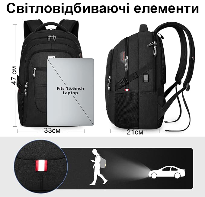 Розміри та особливості рюкзака Bruno Cavalli BC8381