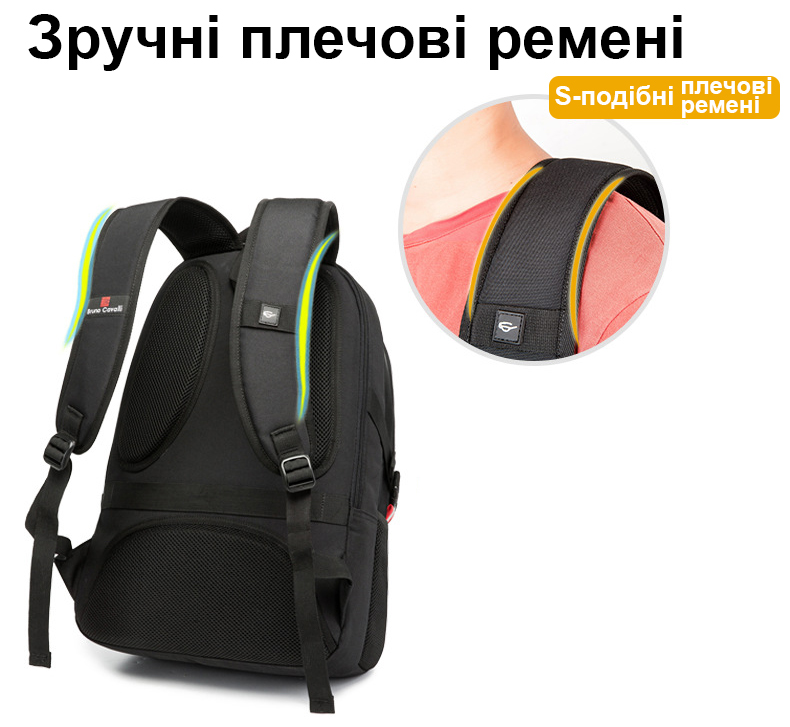 Ортопедична спинка рюкзака Bruno Cavalli BC8381