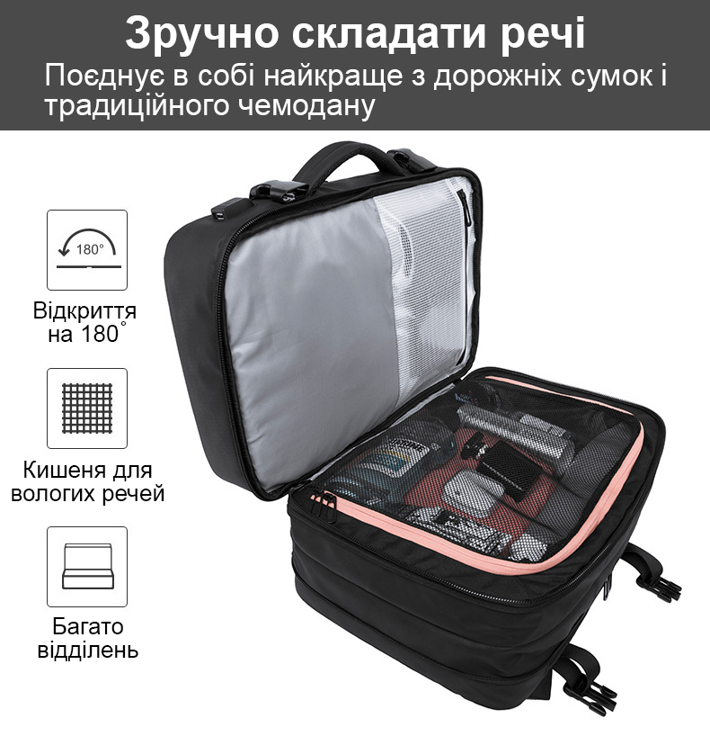 USB-порт у рюкзаку Bange BG1908