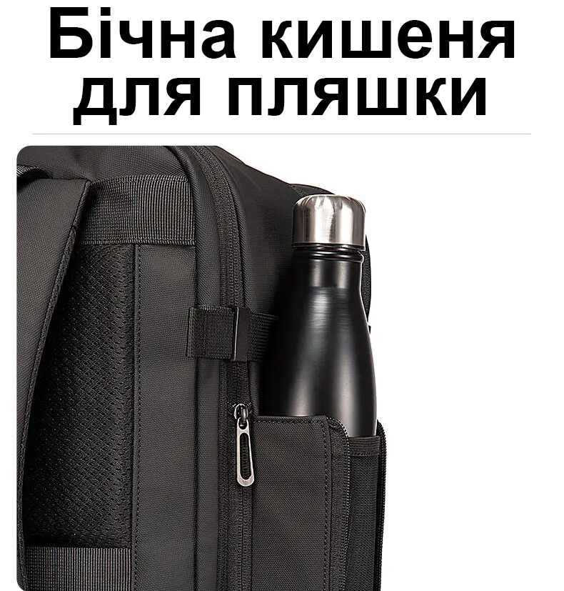 Бічна кишеня в рюкзаку Bange BG1909D