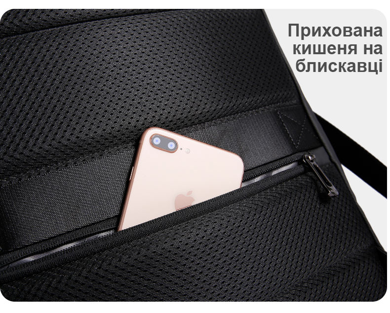 Потаємна кишеня в рюкзаку Bange BG2575