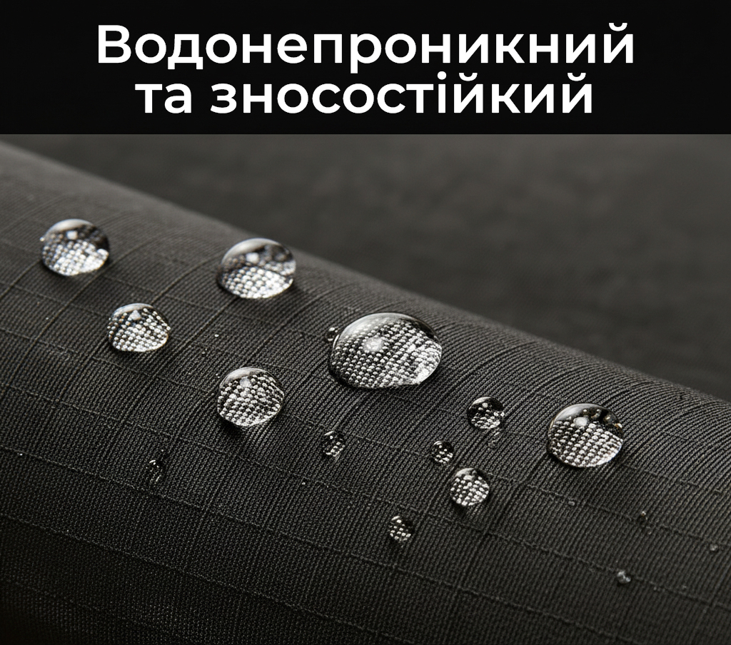 Демонстрація водонепроникності рюкзака Bange