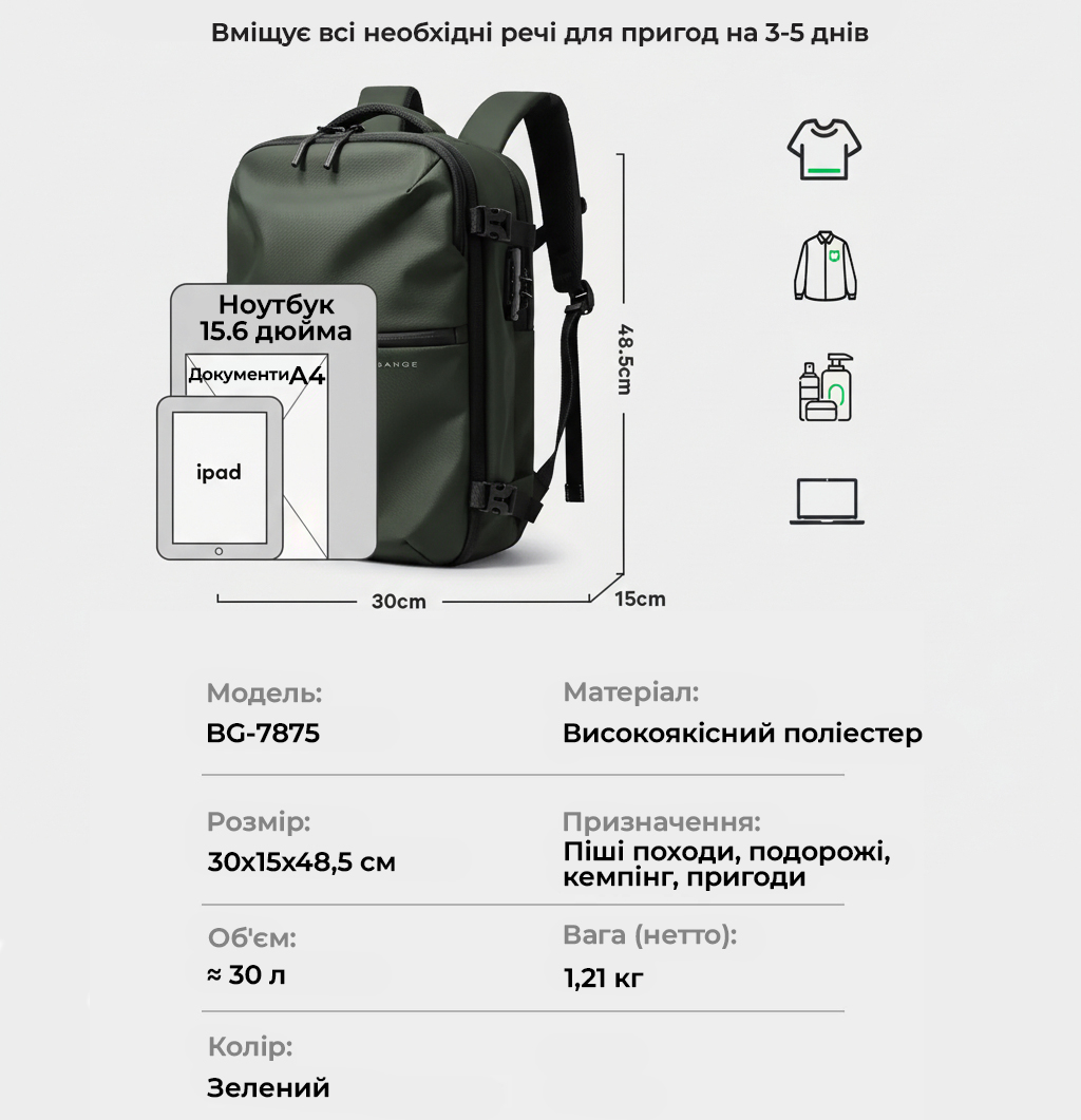 Технічні характеристики BANGE BG-7875